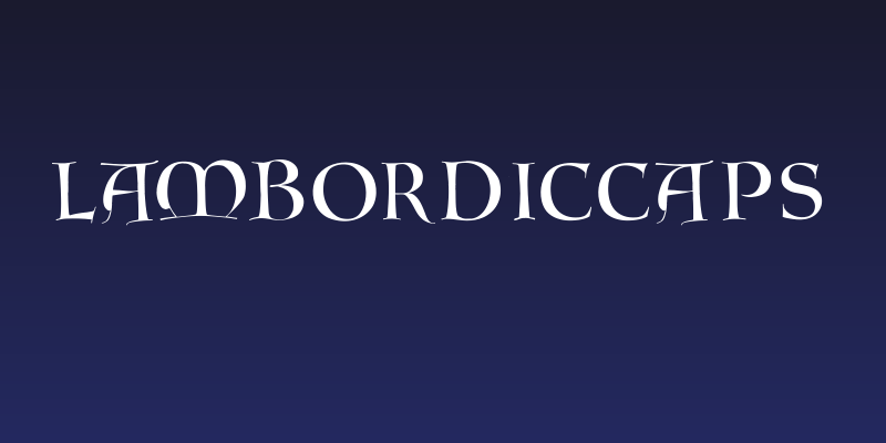 LambordicCaps Social Header