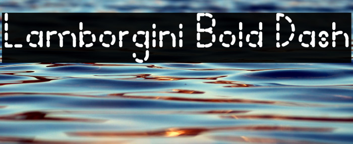 Lamborgini Bold Dash Example 3
