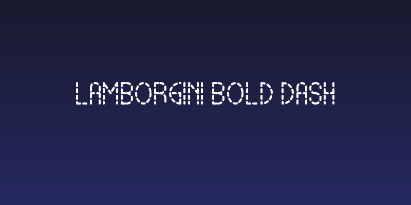 Lamborgini Bold Dash Social Header