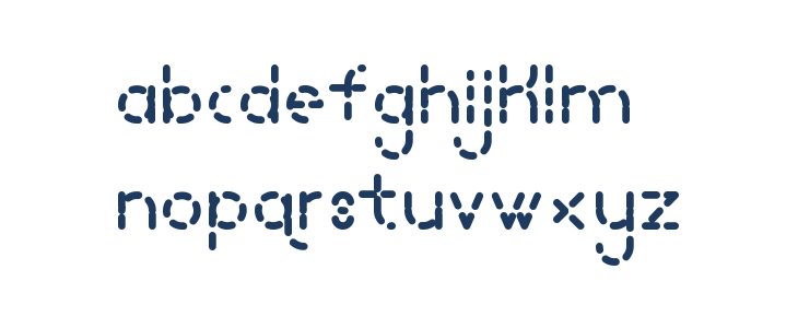 Lamborgini Bold Dash Lowercase