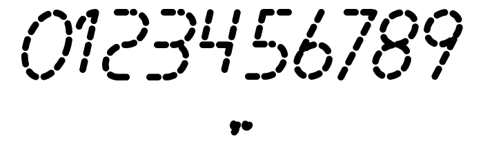 Lamborgini Bold Italic Dash Font OTHER CHARS