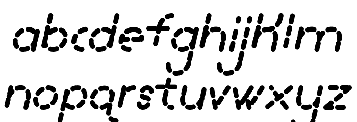 Lamborgini Bold Italic Dash Font LOWERCASE