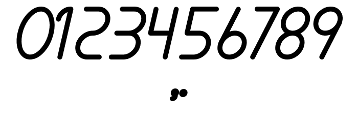 Lamborgini Bold Italic Font OTHER CHARS