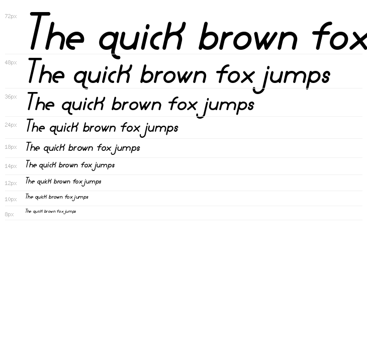 Lamborgini Bold Italic Waterfall