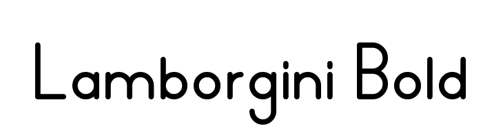 Lamborgini Bold  Free Fonts Download