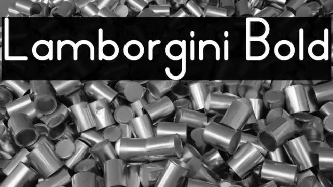 Lamborgini Bold Example 2