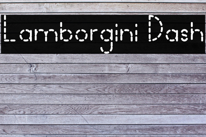 Lamborgini Dash Example 1