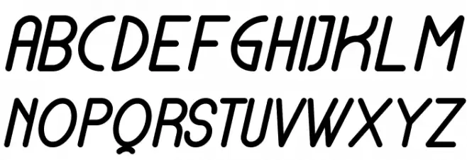 Lamborgini Extra Bold Italic Fonte MAIÚSCULAS