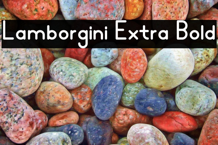 Lamborgini Extra Bold Example 3