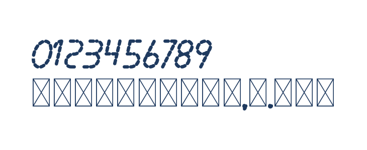 Lamborgini ExtraBoldItalicDash Other Characters