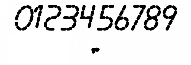 Lamborgini ExtraBoldItalicDash Font OTHER CHARS