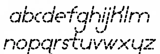 Lamborgini Italic Dash Fuentes MINÚSCULAS