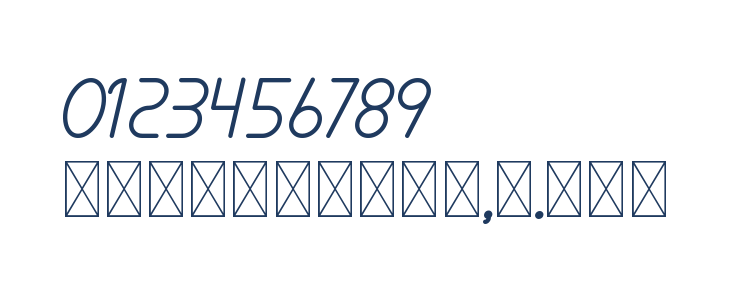 Lamborgini Italic Other Characters