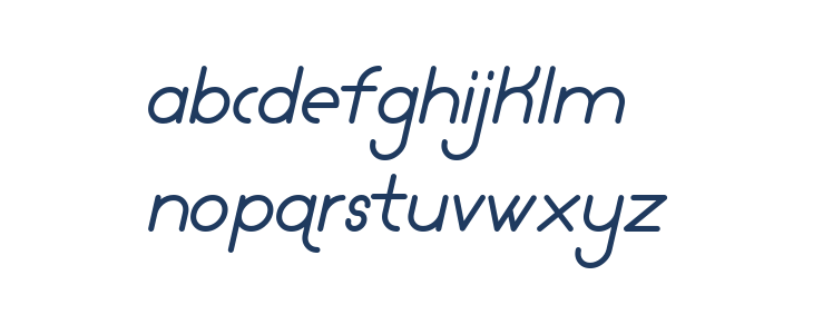 Lamborgini Italic Lowercase
