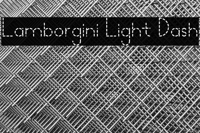 Lamborgini Light Dash Example 1