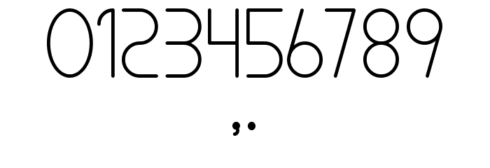 Lamborgini Light Font OTHER CHARS