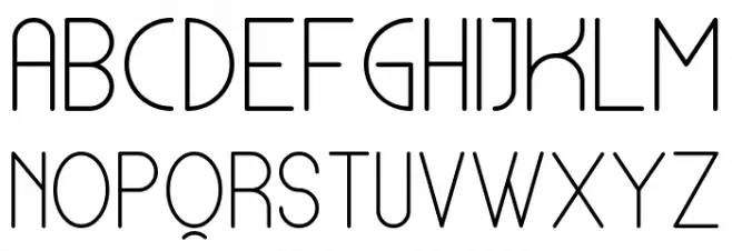 Lamborgini Light Polices MAJUSCULES