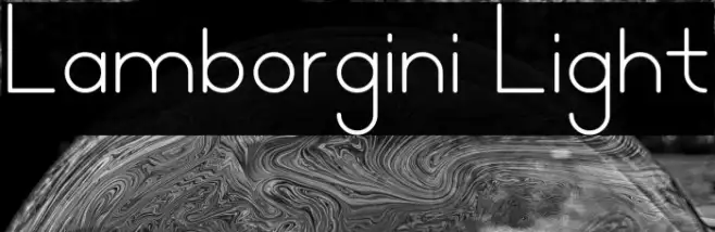 Lamborgini Light Example 3