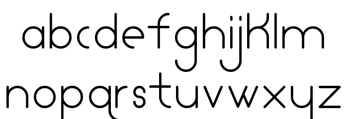 Lamborgini Light Font LOWERCASE