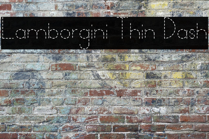 Lamborgini Thin Dash Example 1