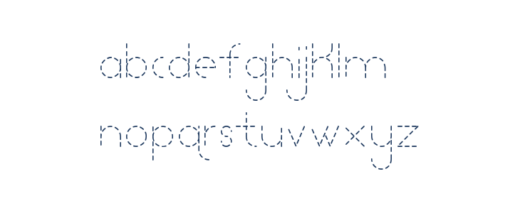 Lamborgini Thin Dash Lowercase