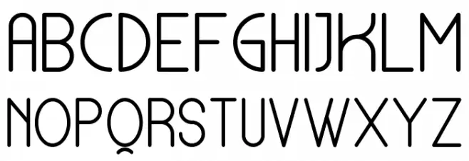 Lamborgini フォント 大文字
