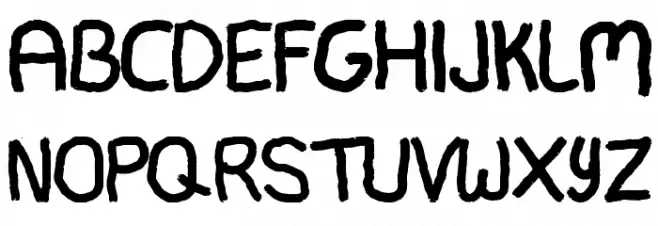 Lambreto Font Caratteri MAIUSCOLE