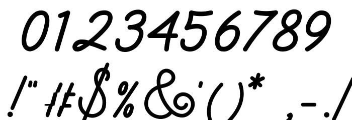 Lambretta Script Font OTHER CHARS