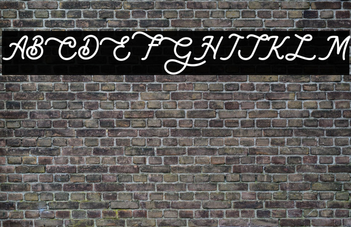 Lambretta Script Font examples