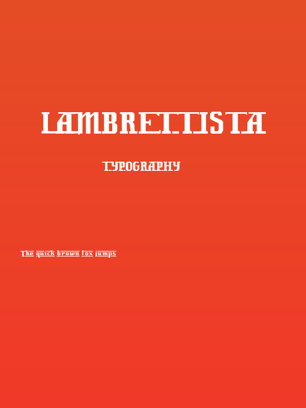LambrettistA Poster