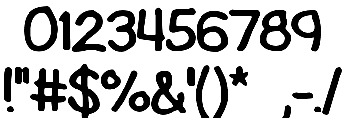 Lamebrain BRK Font OTHER CHARS