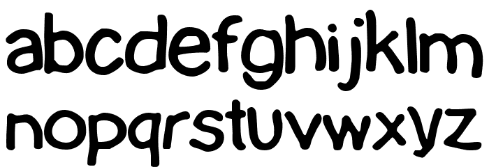 Lamebrain BRK Font Litere mici