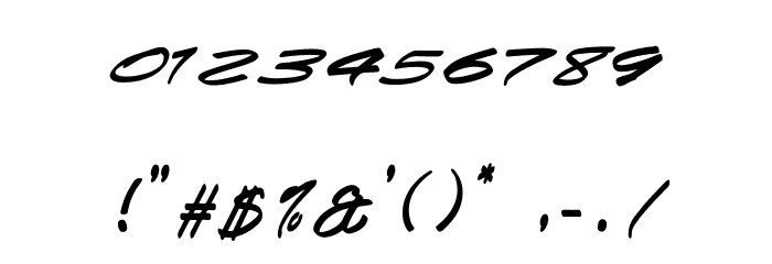 Lamender Font OTHER CHARS