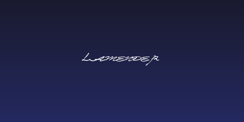 Lamender Social Header
