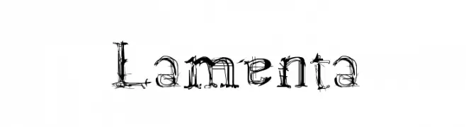 Lamenta  Frei Schriftart Herunterladen