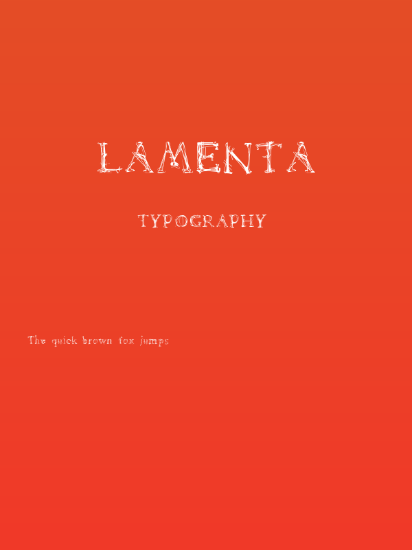 Lamenta Poster