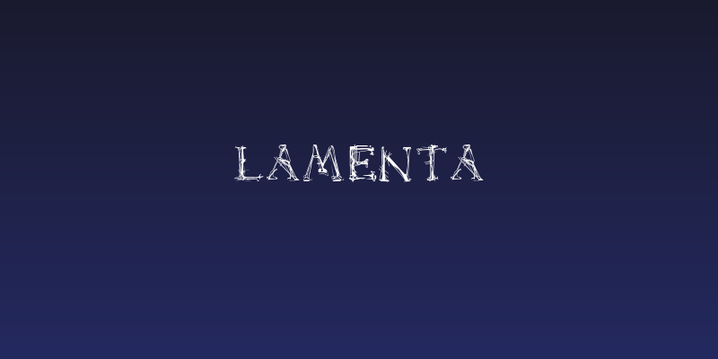 Lamenta Social Header