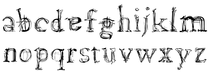 Lamenta Font LOWERCASE