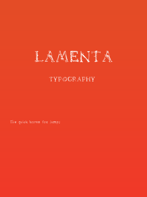 Lamenta Poster