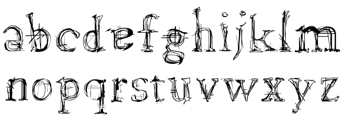 Lamenta Font LOWERCASE