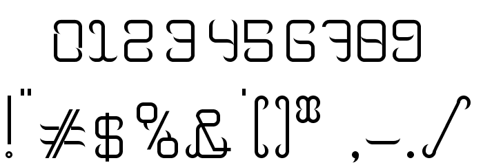 LamiCoppi Regular Font OTHER CHARS