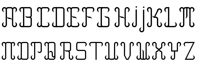 LamiCoppi Regular Font LOWERCASE