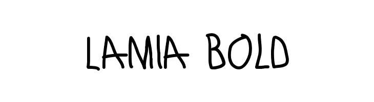 Lamia Bold  Скачать бесплатные шрифты