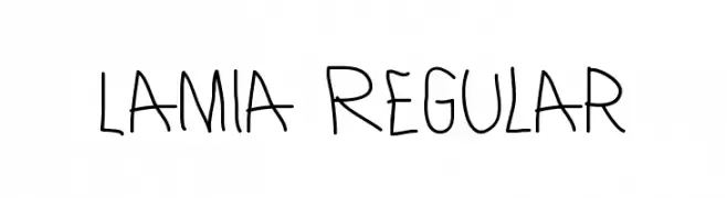 Lamia Regular  Descarca Fonturi Gratis