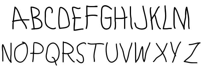 Lamia Regular Font Litere mici