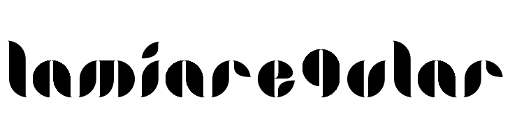 LamiaRegular  font caratteri gratis