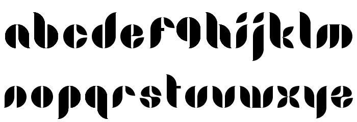 LamiaRegular Font LOWERCASE