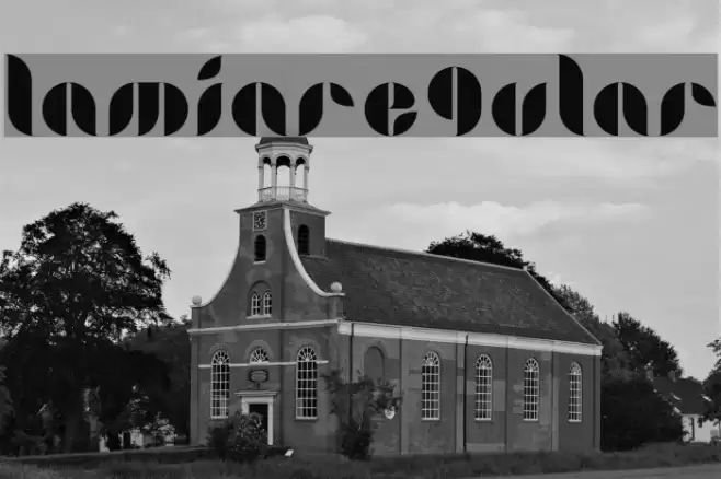 LamiaRegular Font examples