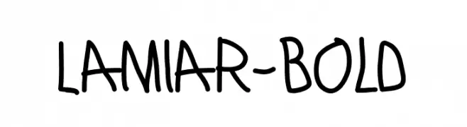 Lamiar-Bold  font caratteri gratis