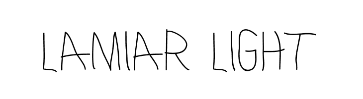 Lamiar Light  font caratteri gratis
